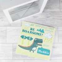 Personalised Dinosaur  Keepsake / Money Box Extra Image 3 Preview